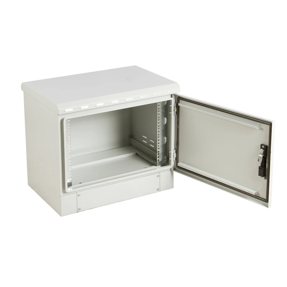 7U Outdoor Network Cabinet -18" (450mm depth)- Weatherproof & IP66 Rated Network Enclosure | Dust & Water Resistant, Fan-Ready (Optional) | 600mm W x 450mm D (24"x 18")