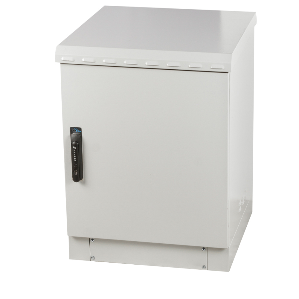 16U Outdoor Network Cabinet - Weatherproof & IP66 (NEMA 4) Rated Network Enclosure | Dust & Water Resistant, Fan-Ready (Optional) | 24-inch Width x 24-inch Depth