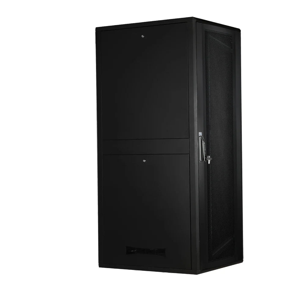 42U Floor Standing Server Rack Cabinet - Free Standing IT Network Cabinet with Lockable Side & Rear Doors, Perforated Door | 800mm W x 800mm D (32"x32")