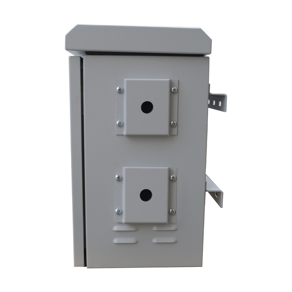 Heavy duty outdoor security cabinet with weatherproof design for all conditions.