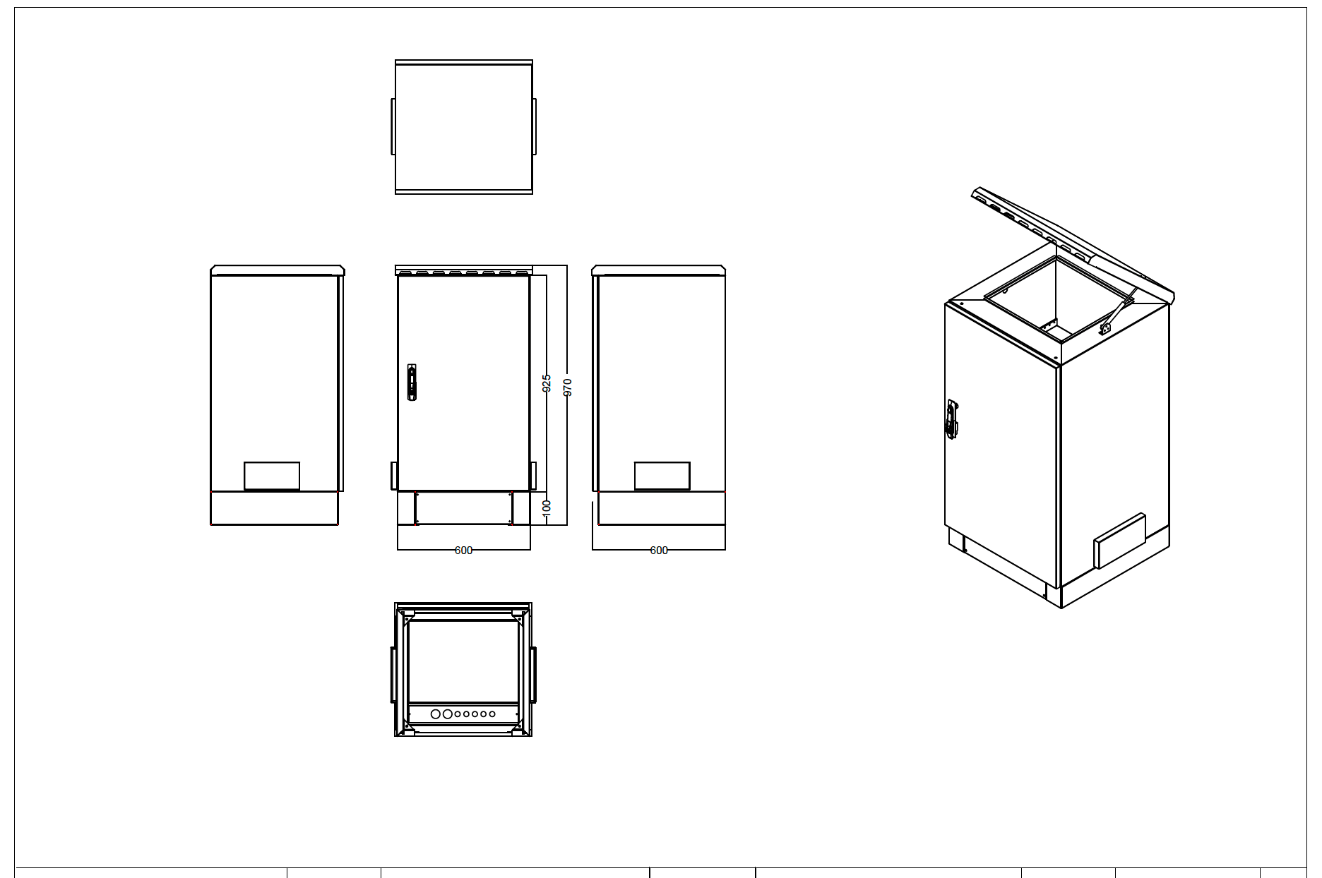 High quality outdoor network cabinet with a fan ready option for optimal cooling.