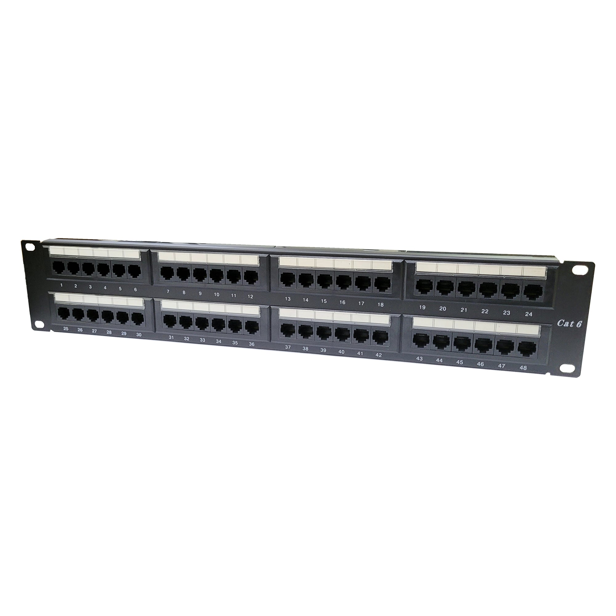 High quality patch panel designed for neat and organized network cabling solutions.