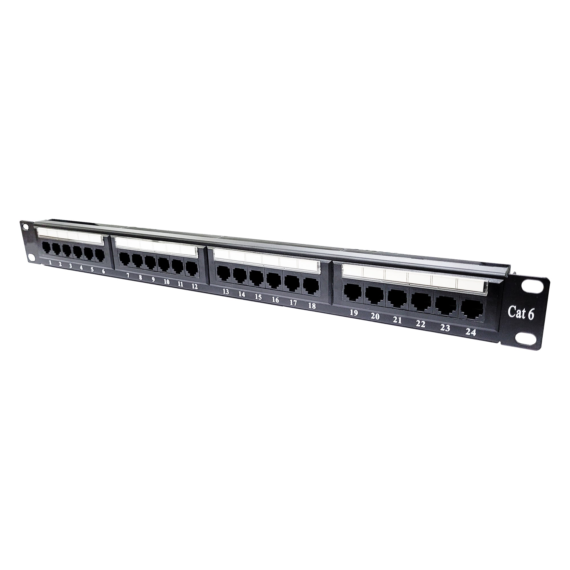 Premium patch panel for structured network setups, ensuring optimal cabling organization.