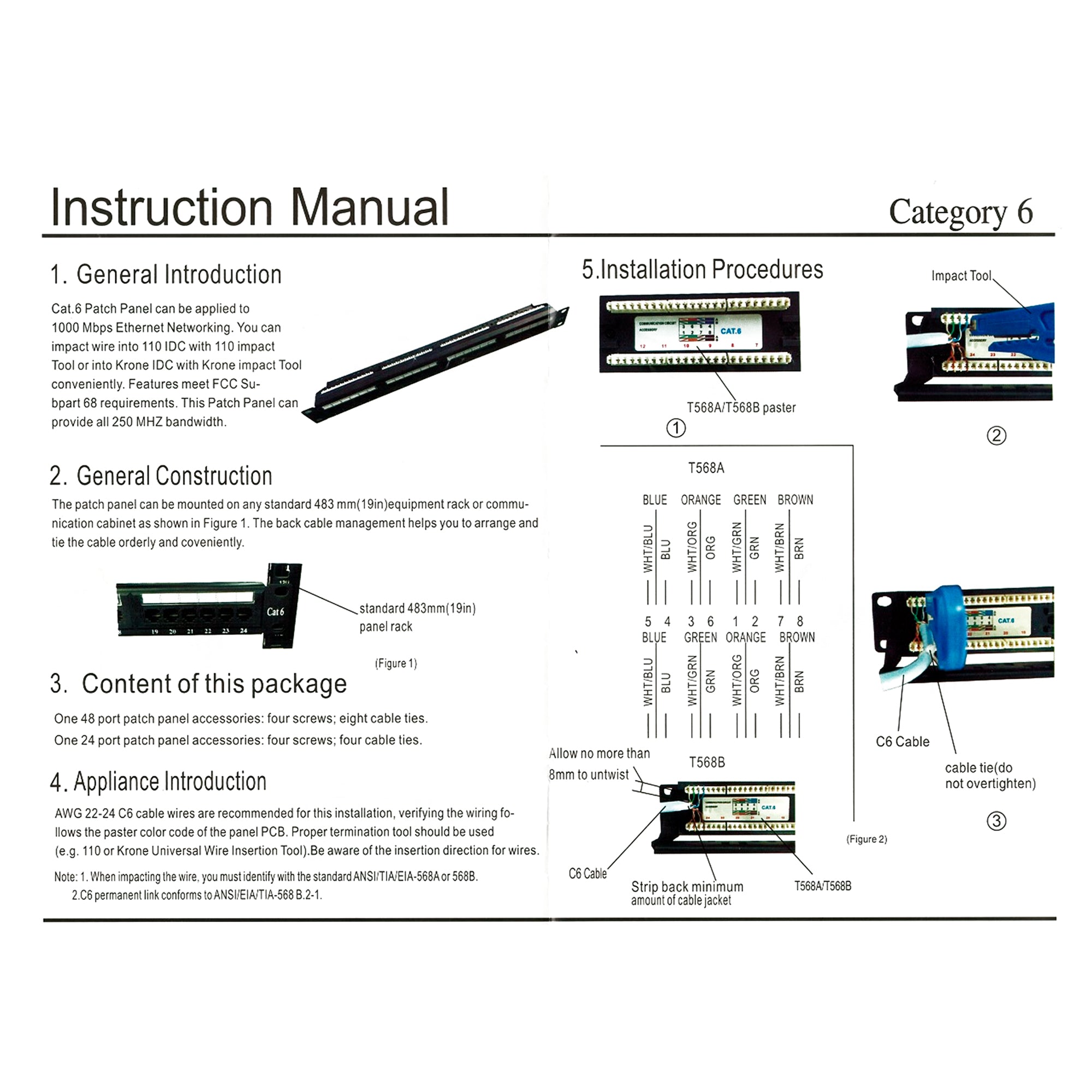 Reliable full patch panel for maintaining an organized and efficient network cabling system.