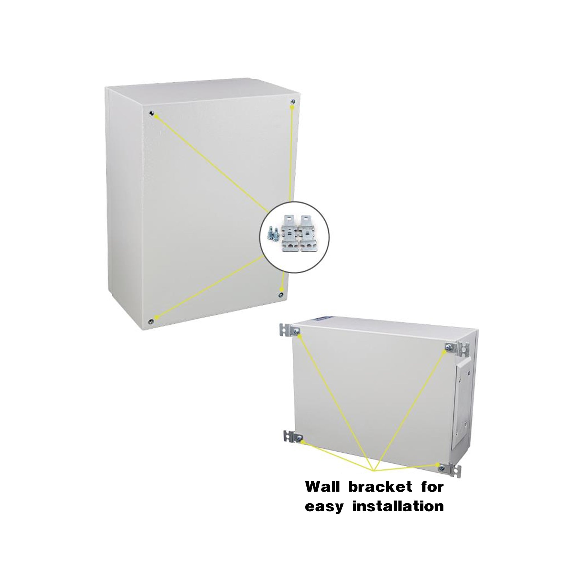 Reliable weatherproof industrial electrical junction box for robust outdoor use.