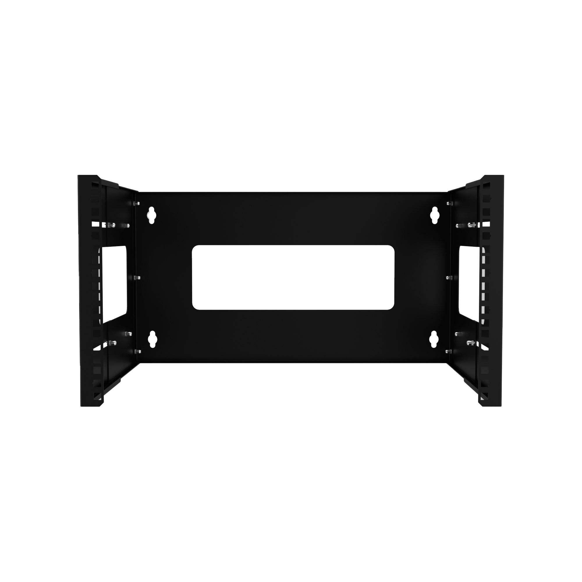 Secure wall mount IT rack designed for efficient cable management and neat installations.