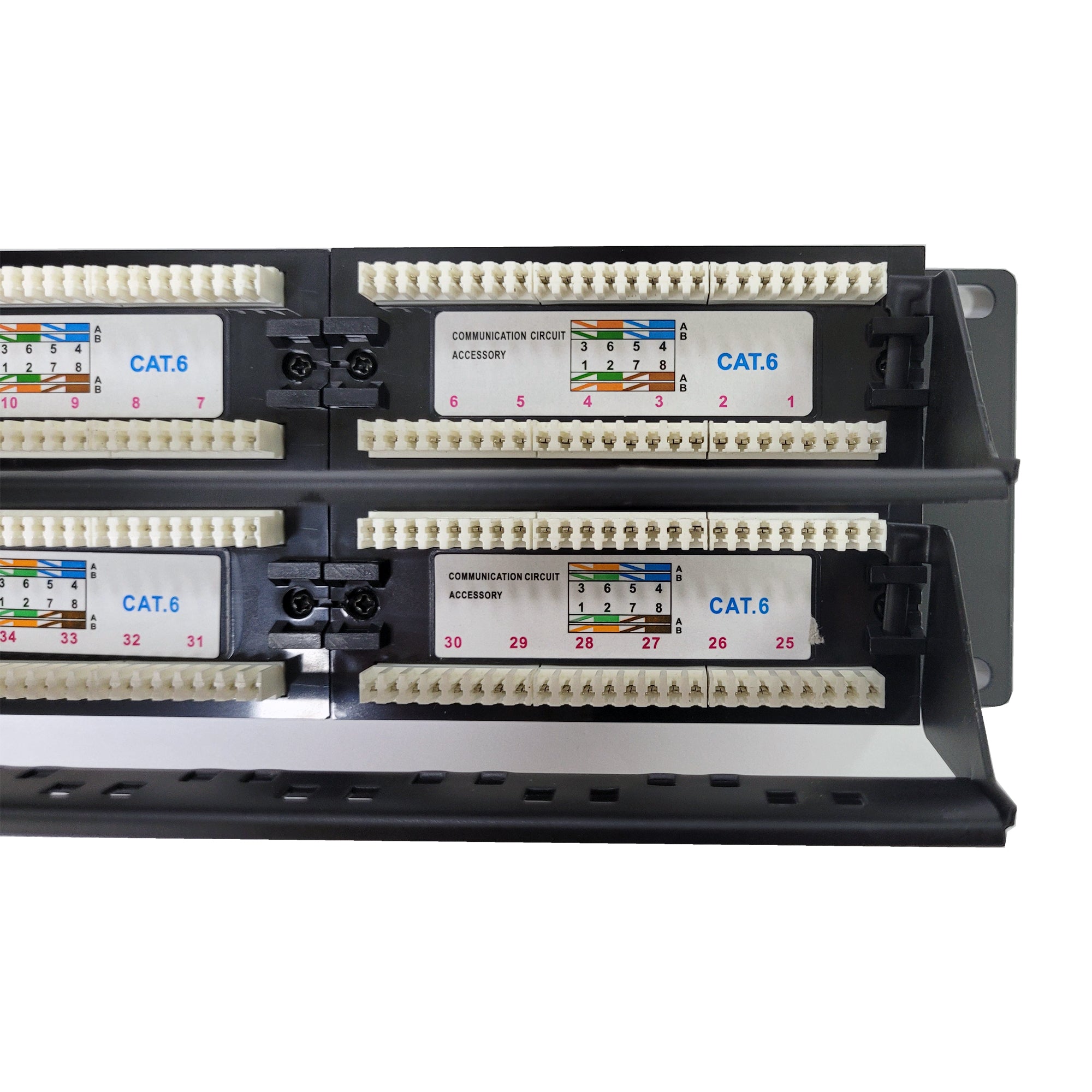 Sturdx full patch panel for organized network cabling and optimized management.