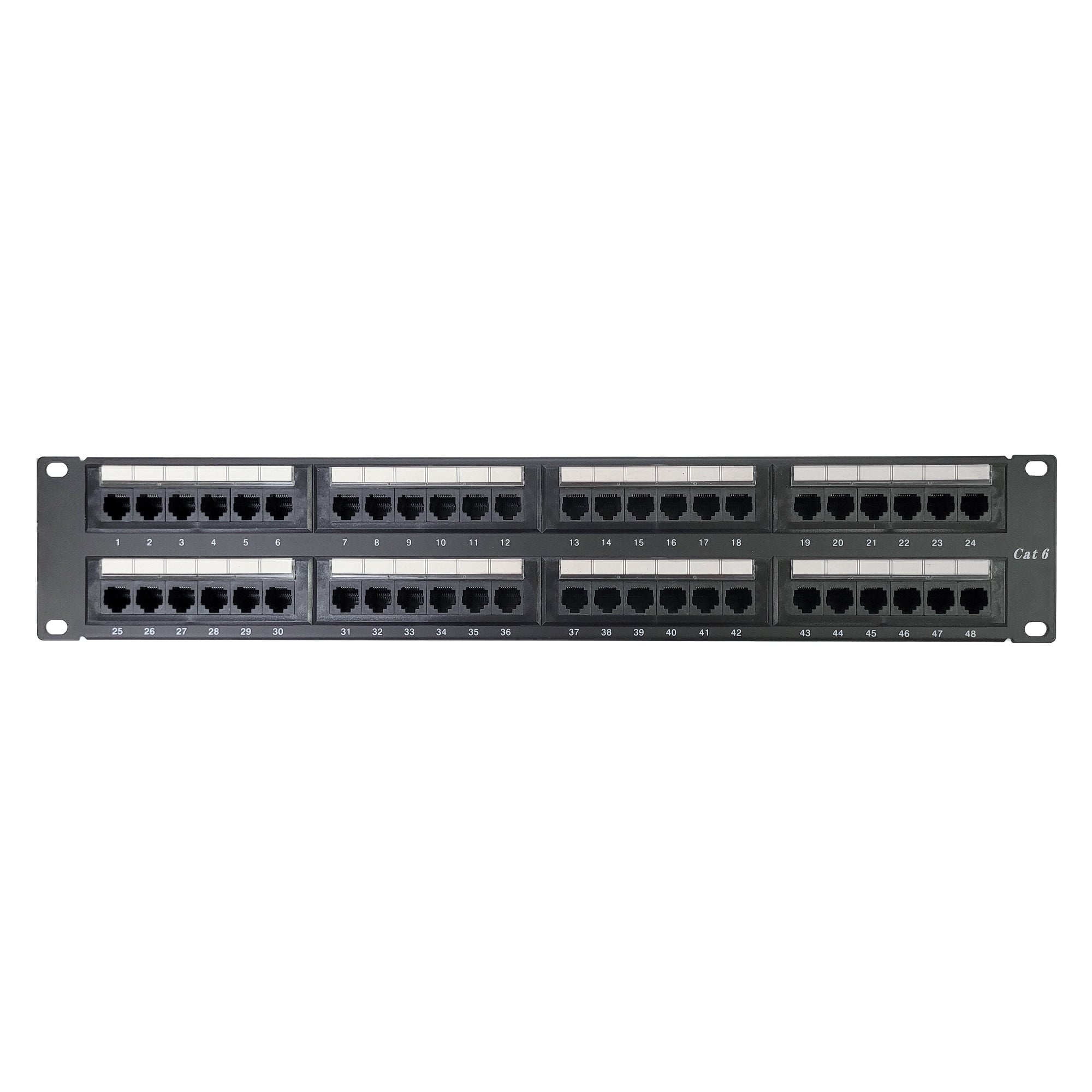 Sturdx patch panel for efficient network cable routing and structured network management.