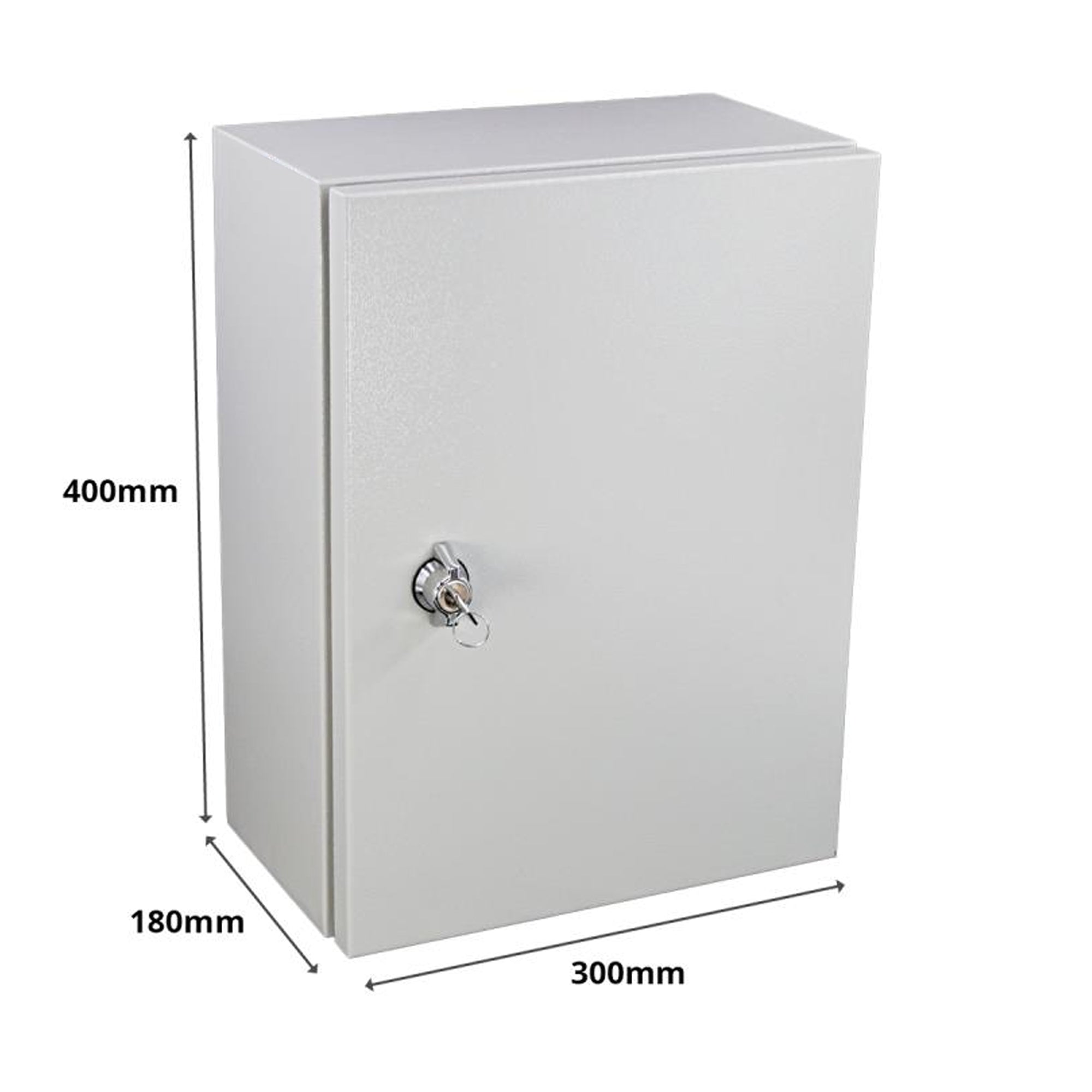 Weatherproof metal electrical box designed for reliable outdoor use and protection.